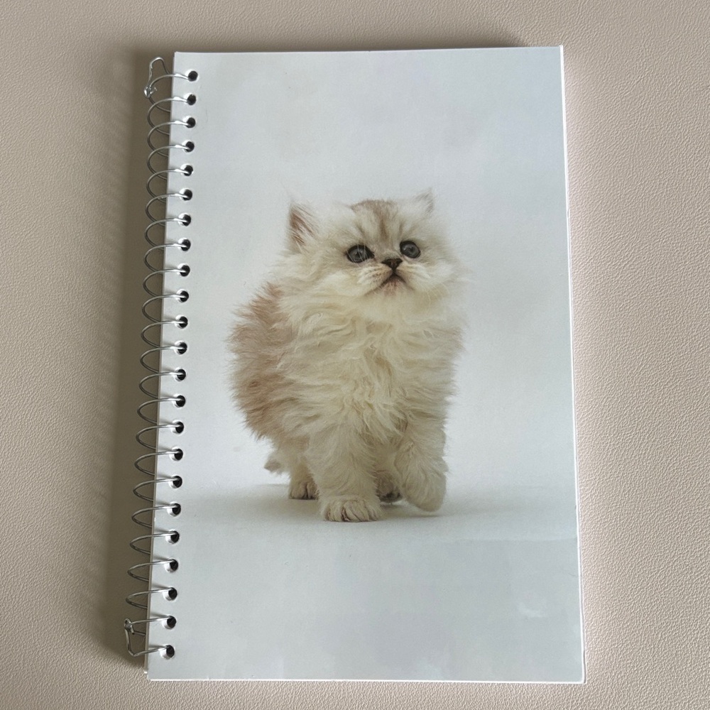 Adorable Kitten Spiral Notebook
